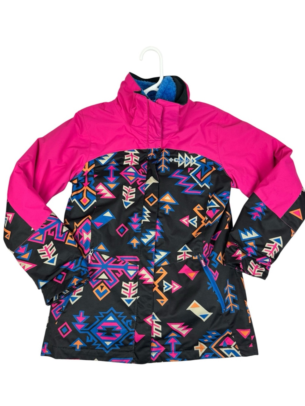 Columbia Girls Bugaboo II Interchange Jacket L 14/16 3-in-1 Winter Coat EUC